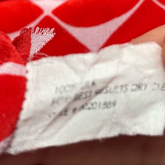 Club Monaco Silk Sleeveless Shirt Dress Red - Picture 6 of 8